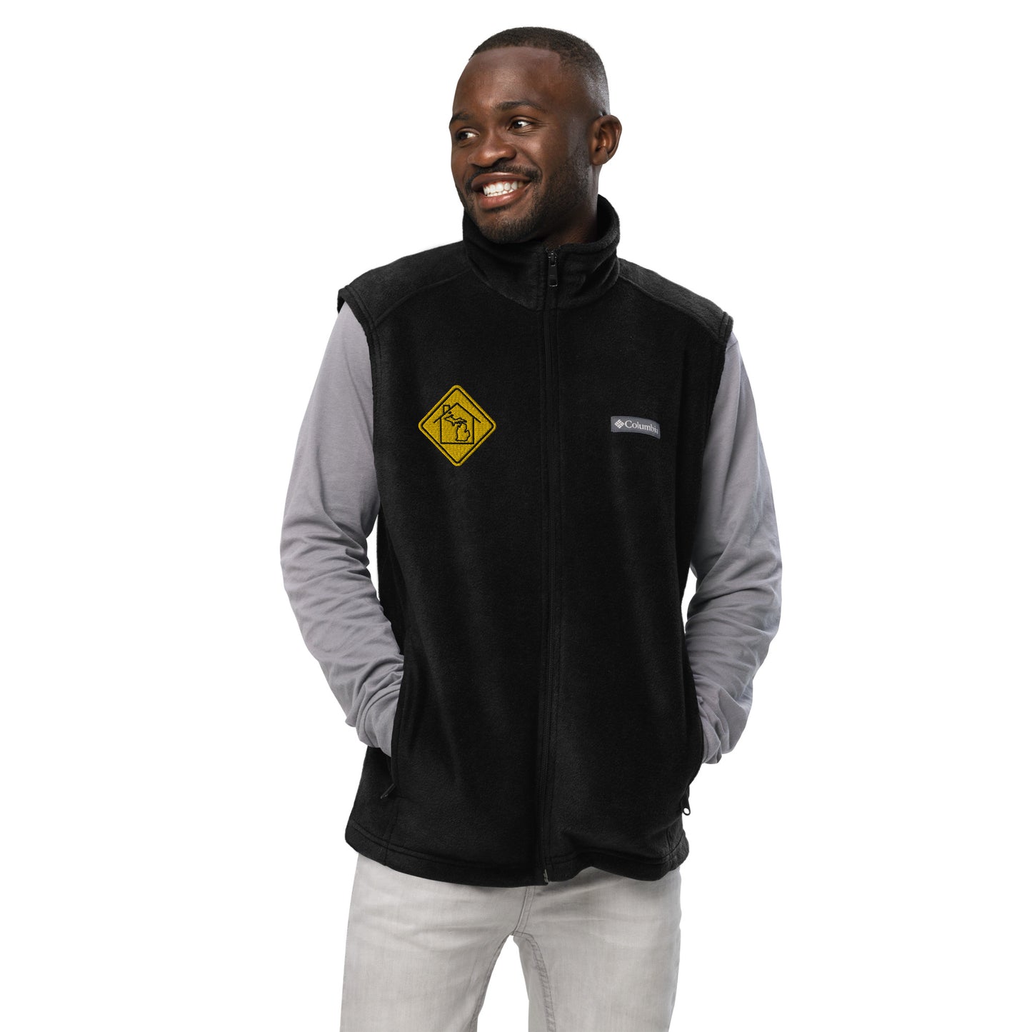 Men’s Columbia fleece vest