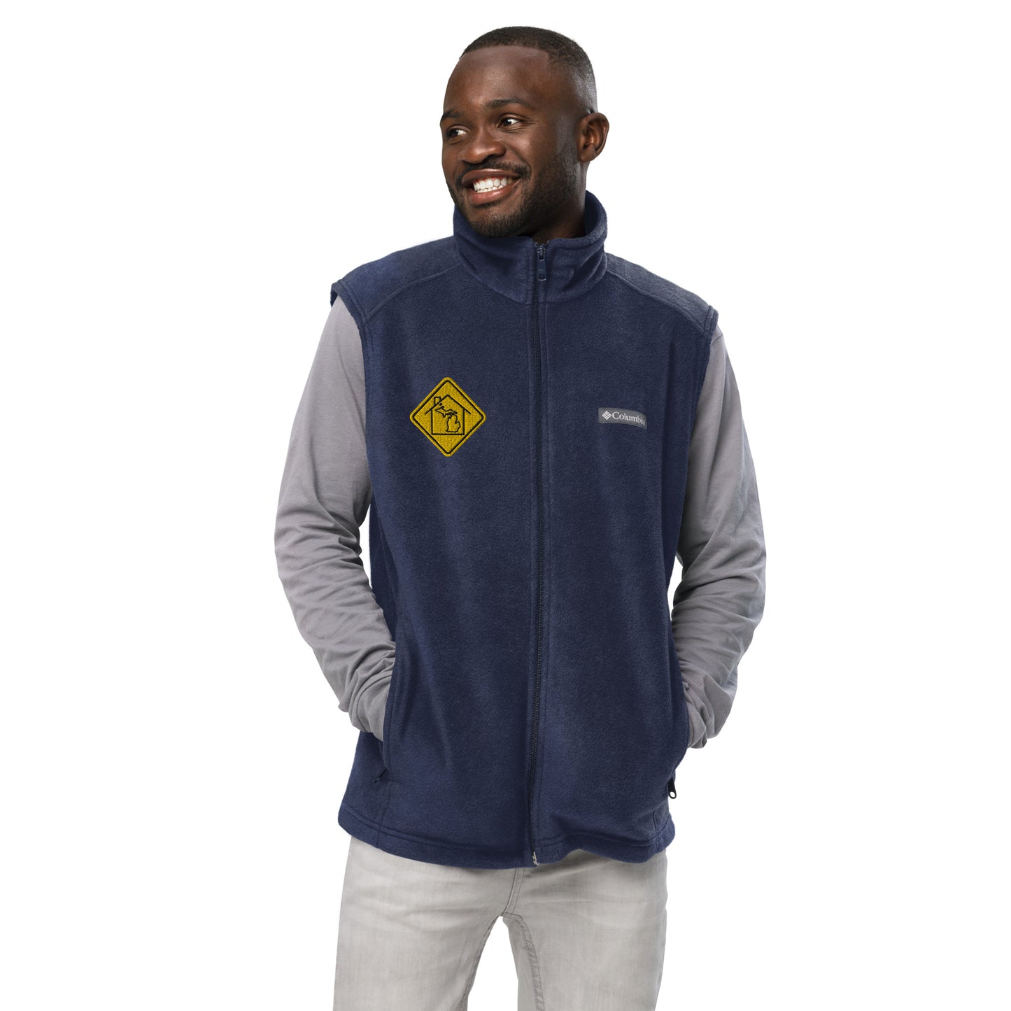 Men’s Columbia fleece vest