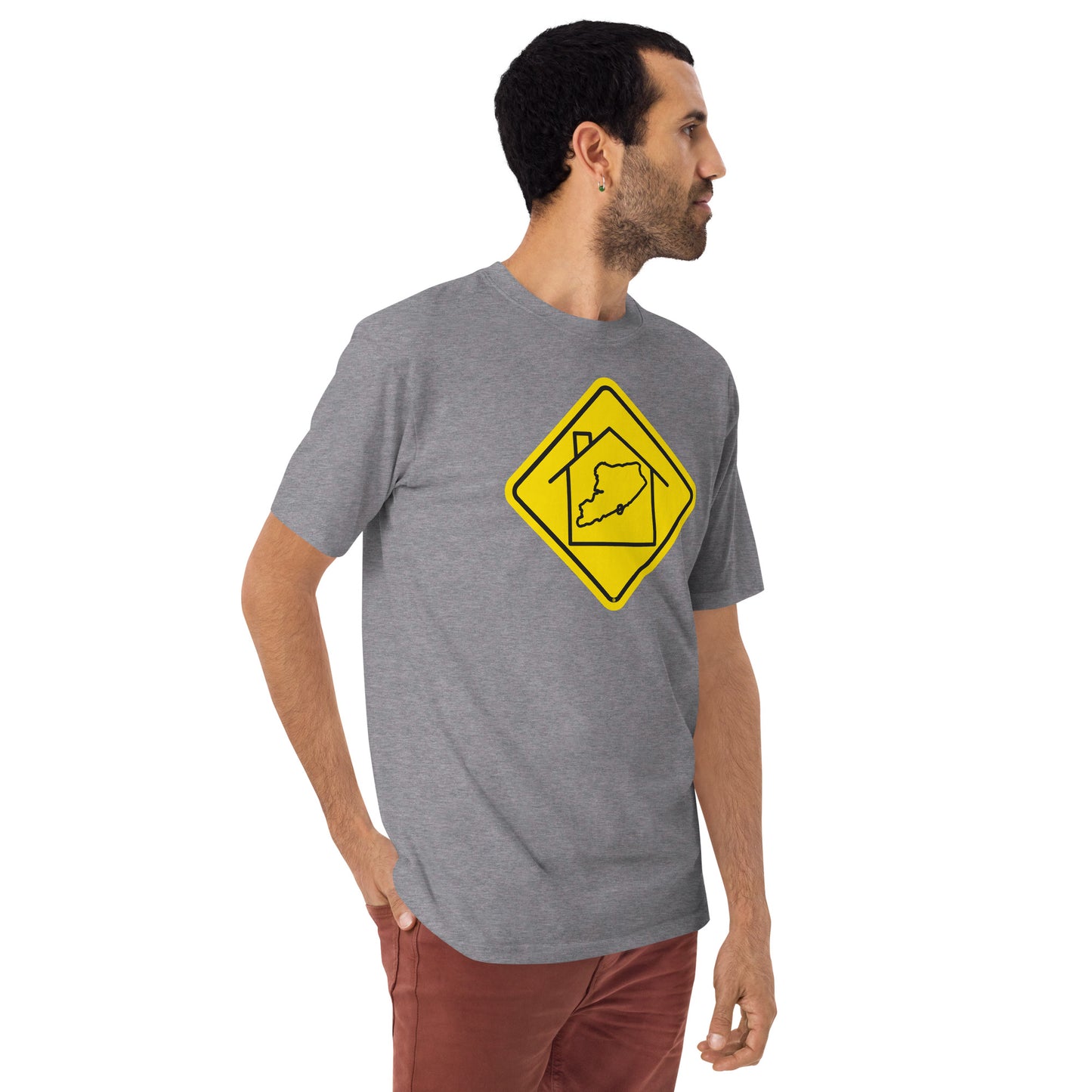 Staten Island Heavy Tee - yellow