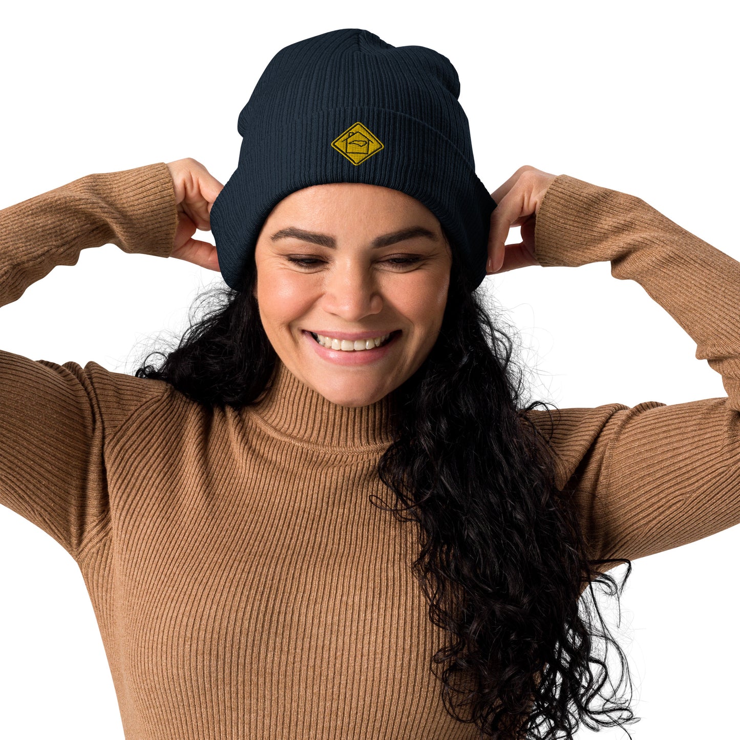 North Carolina Organic Ribbed Beanie