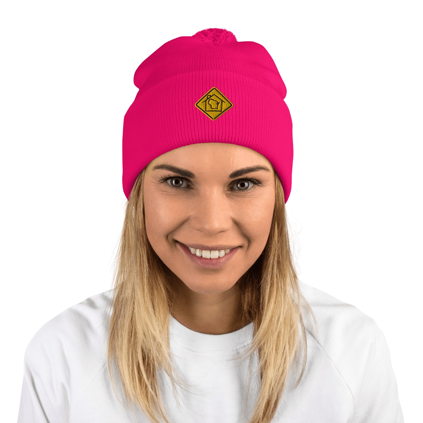 Wisconsin Pom-Pom Beanie