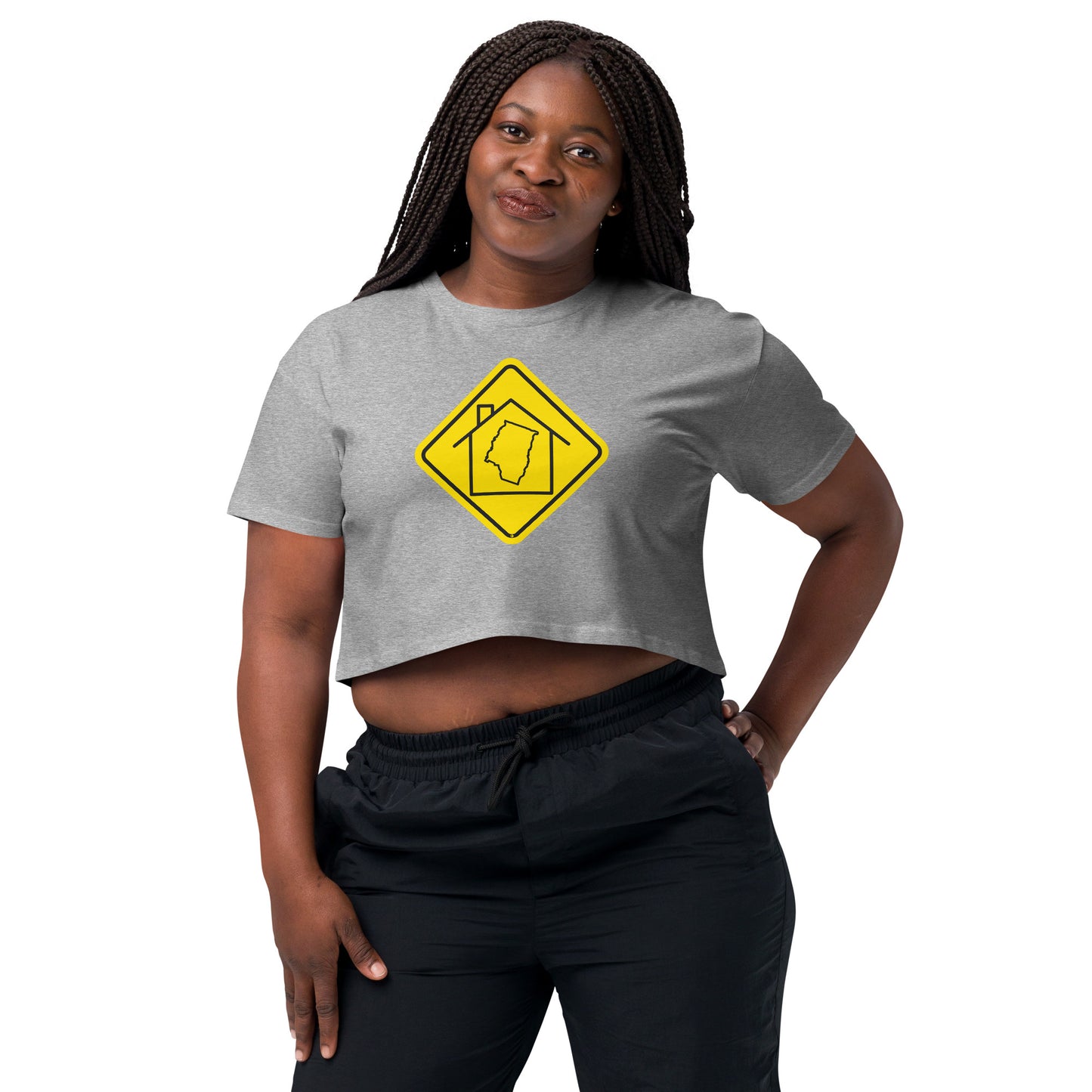 Mount Vernon Women’s SS Crop Top