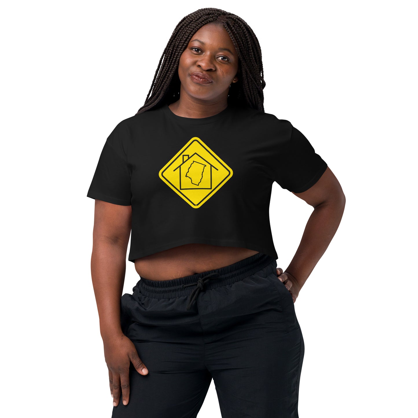 Mount Vernon Women’s SS Crop Top