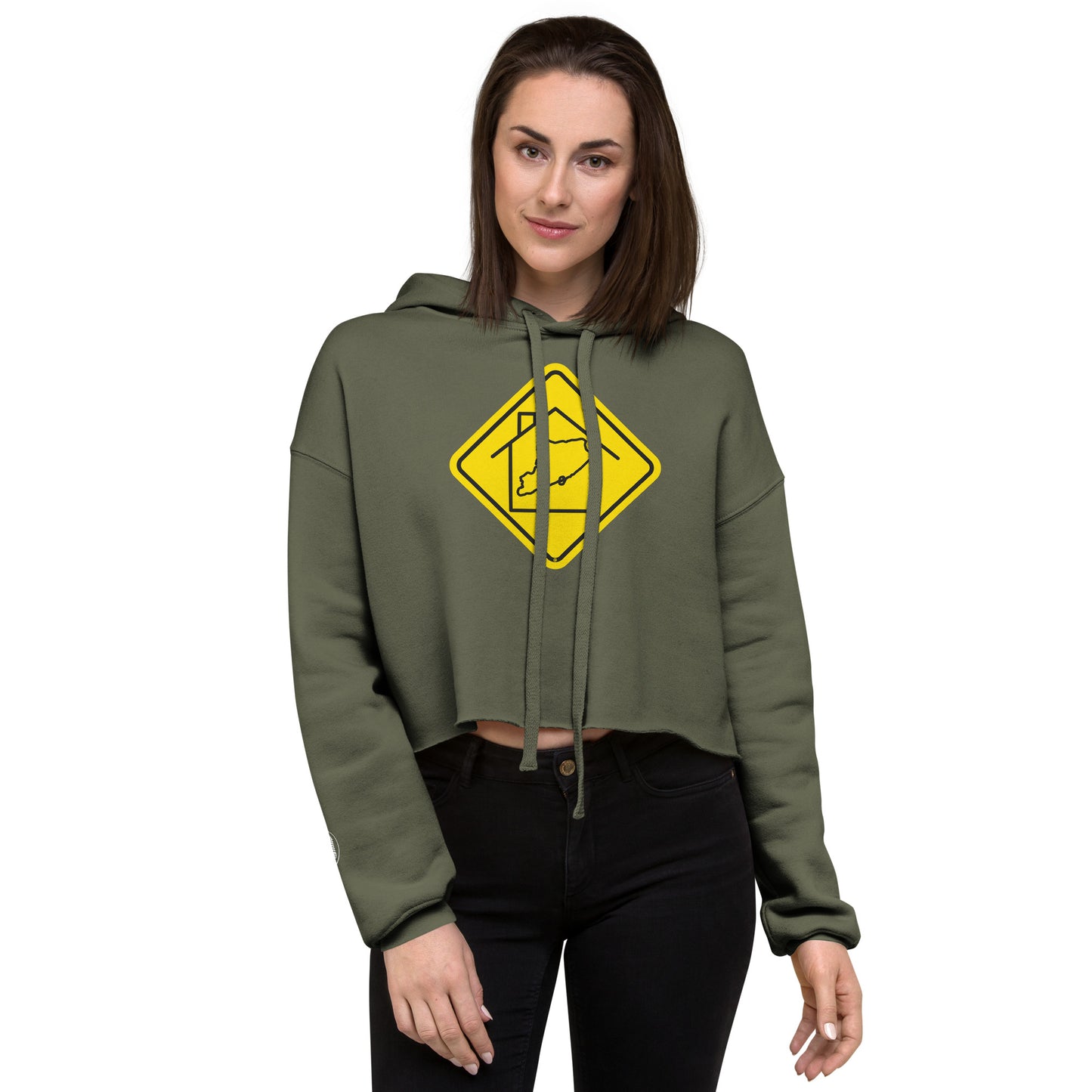 Staten Island Crop Hoodie