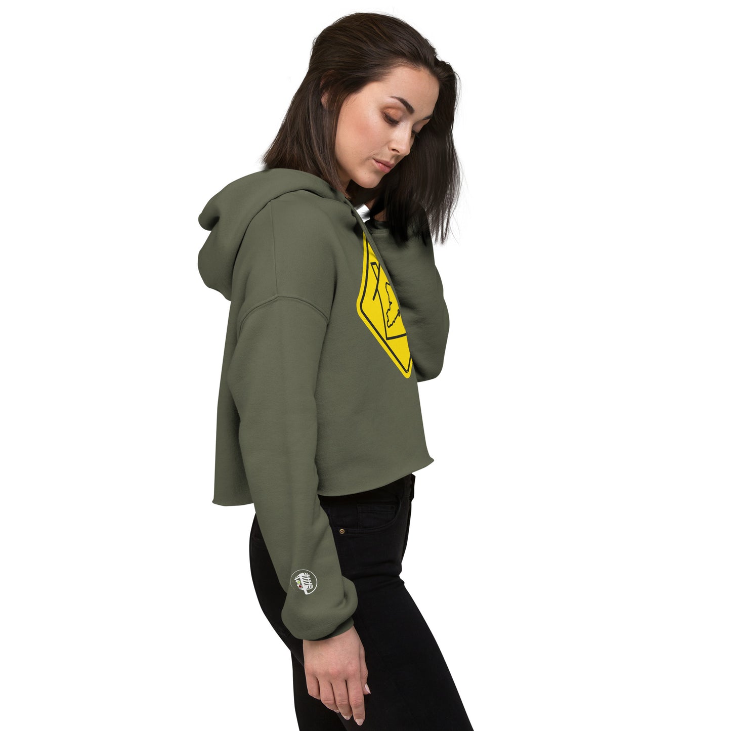 Staten Island Crop Hoodie