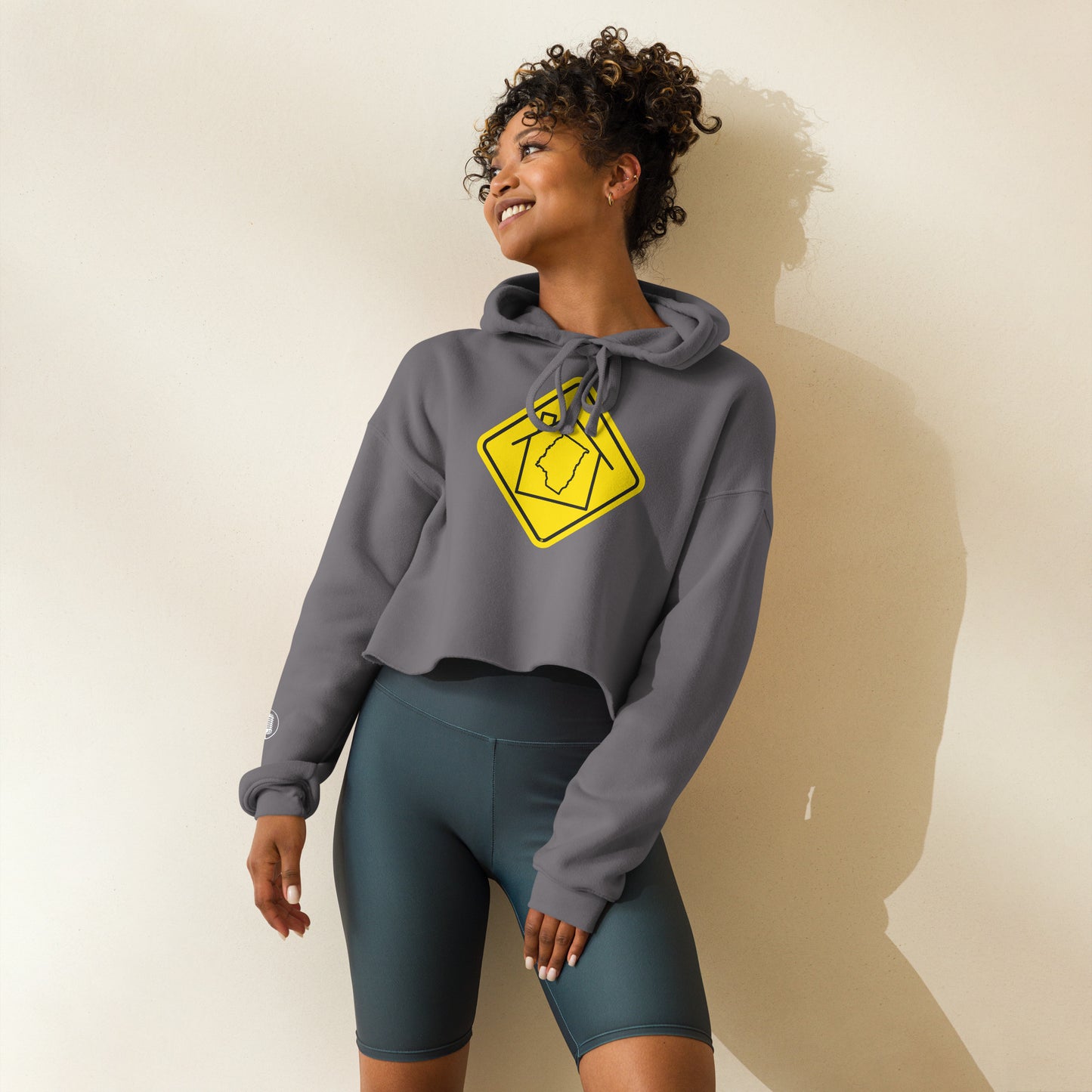 Mount Vernon Crop Hoodie