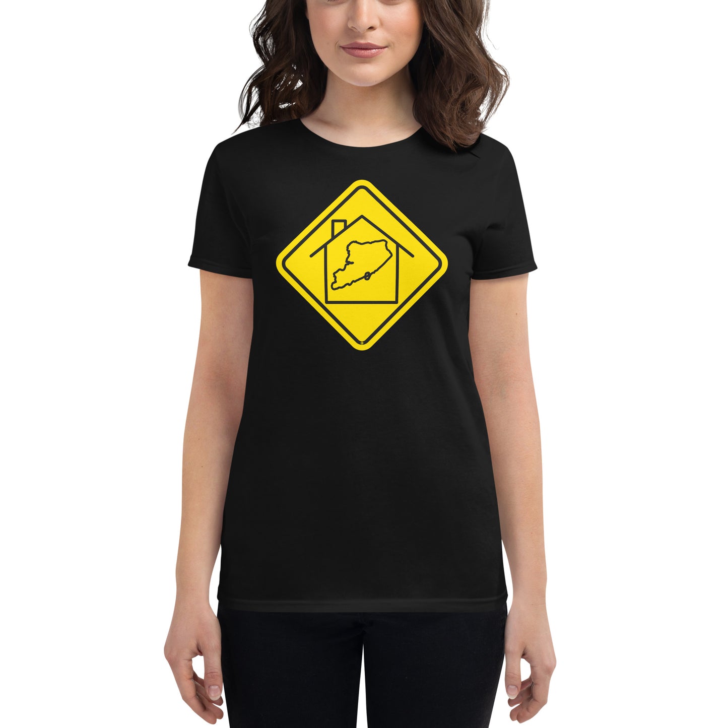 Staten Island Women's Fit Tee - yellow