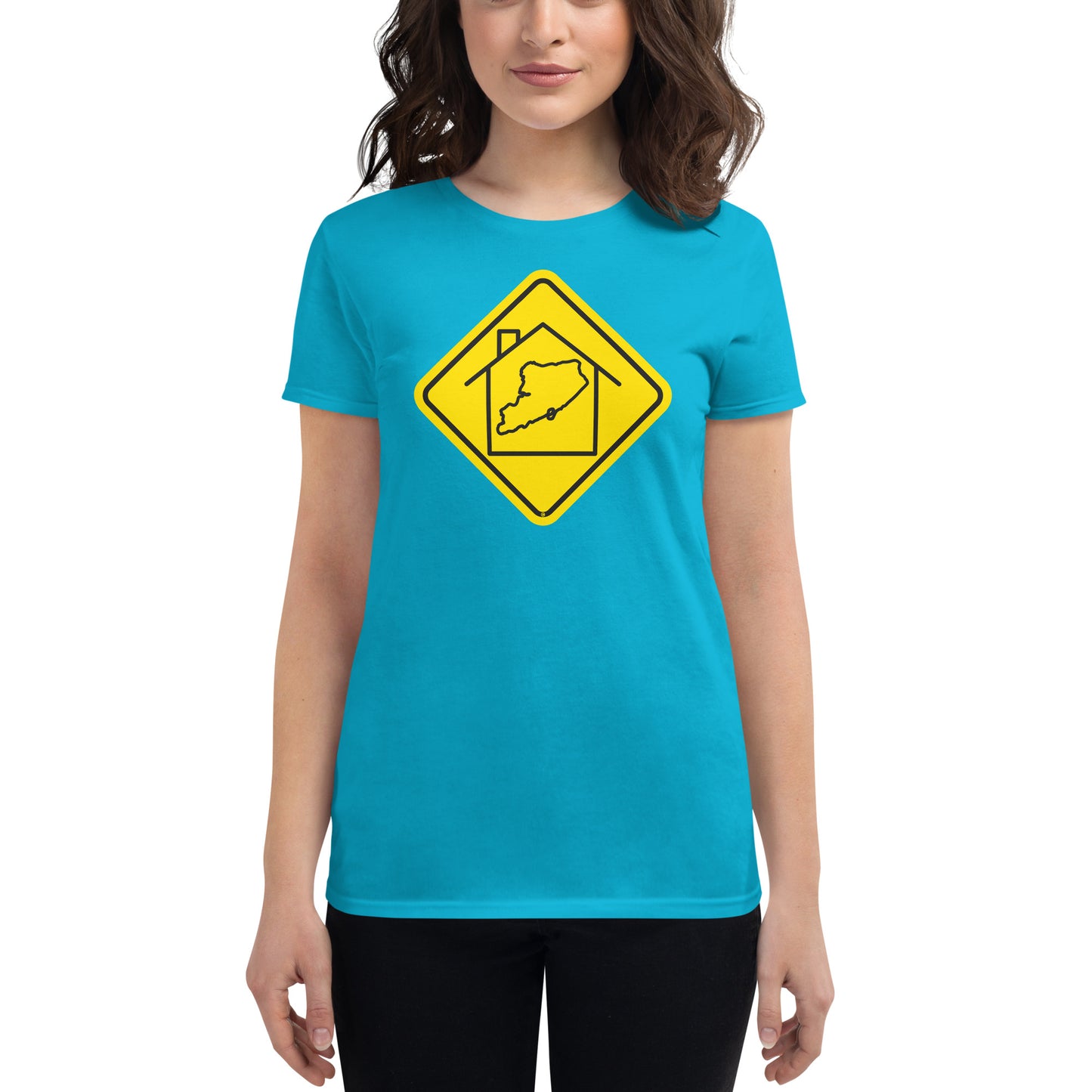 Staten Island Women's Fit Tee - yellow