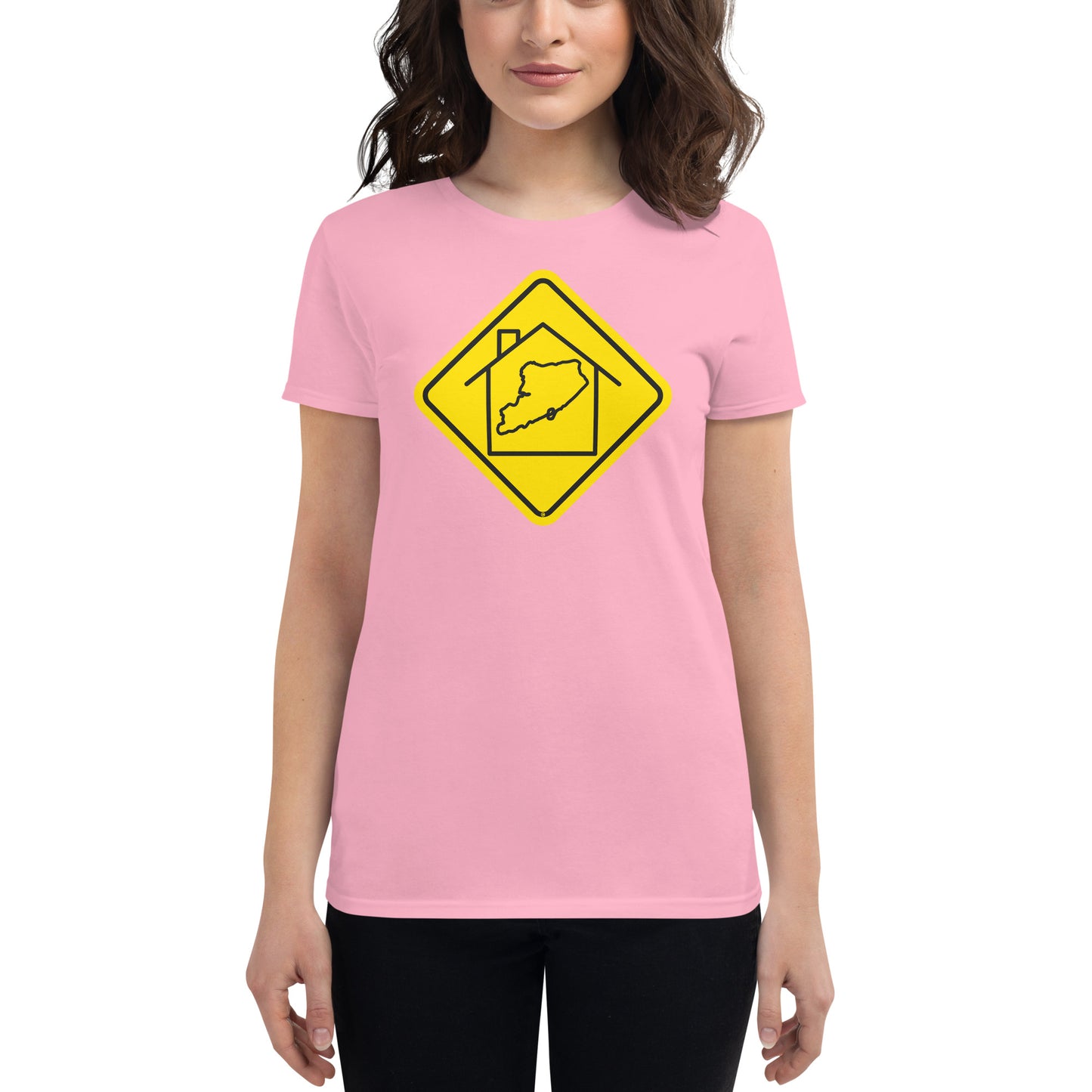 Staten Island Women's Fit Tee - yellow