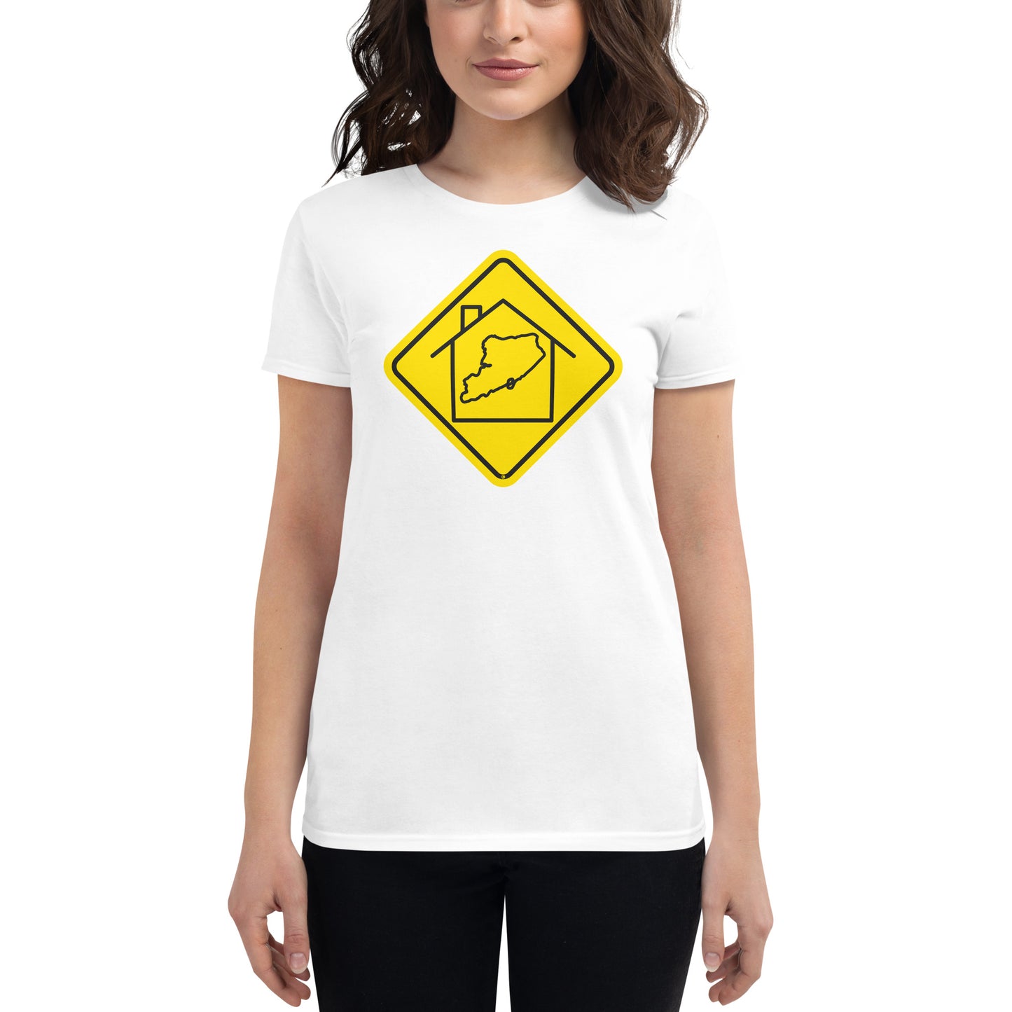 Staten Island Women's Fit Tee - yellow