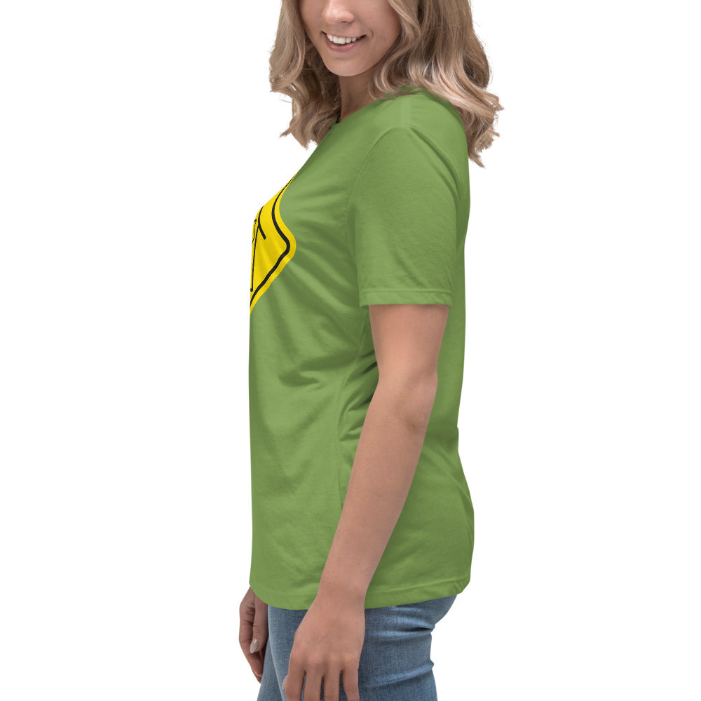 Staten Island Women's Relaxed Tee - yellow