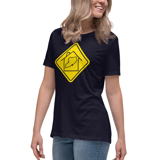 Staten Island Women's Relaxed Tee - yellow